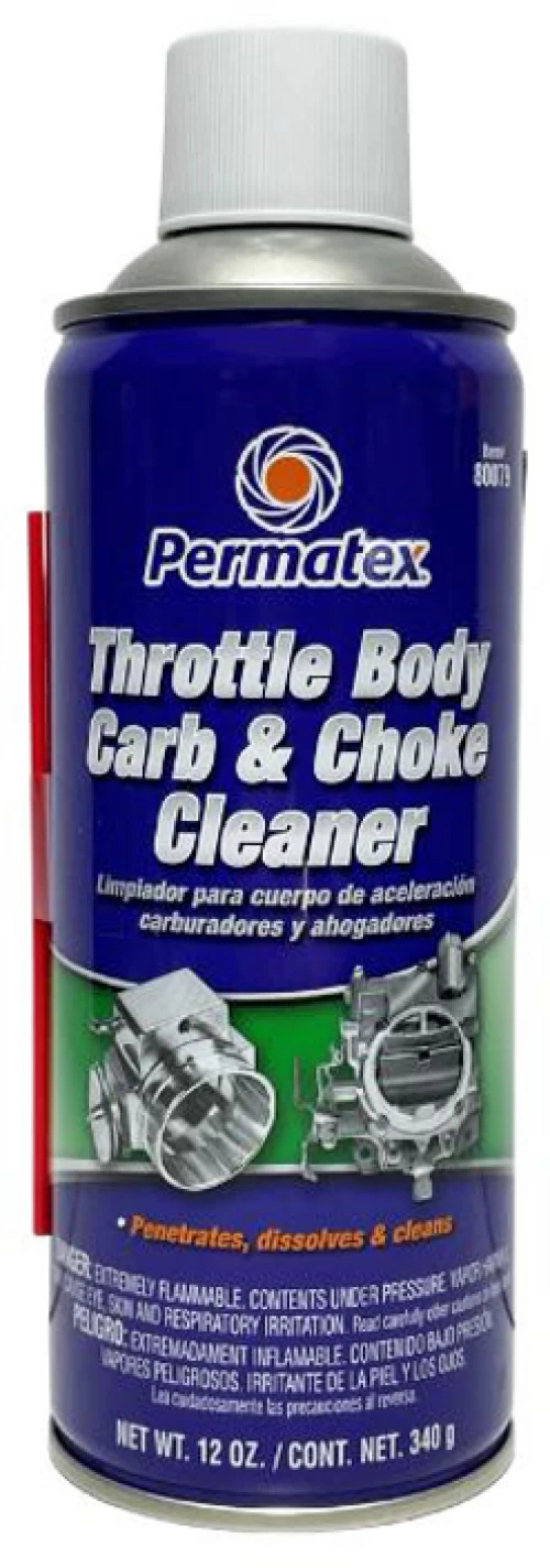 Καθαριστικό σπρέι για καρμπυρατέρ Permatex Throttle Body, Carb & Choke Cleaner 340gr