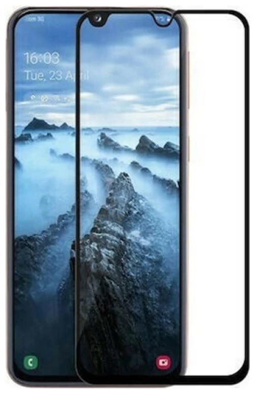 5D Full Screen Tempered Glass Screen Protector for Samsung Galaxy A40 Black