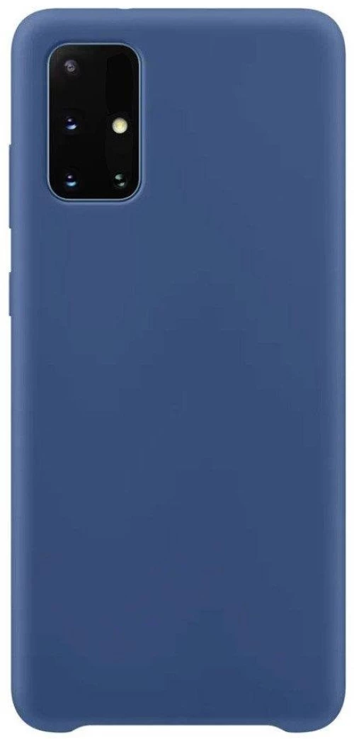 Silicone Case Soft Flexible Rubber Cover for Samsung Galaxy S21+ 5G (S21 Plus 5G) blue