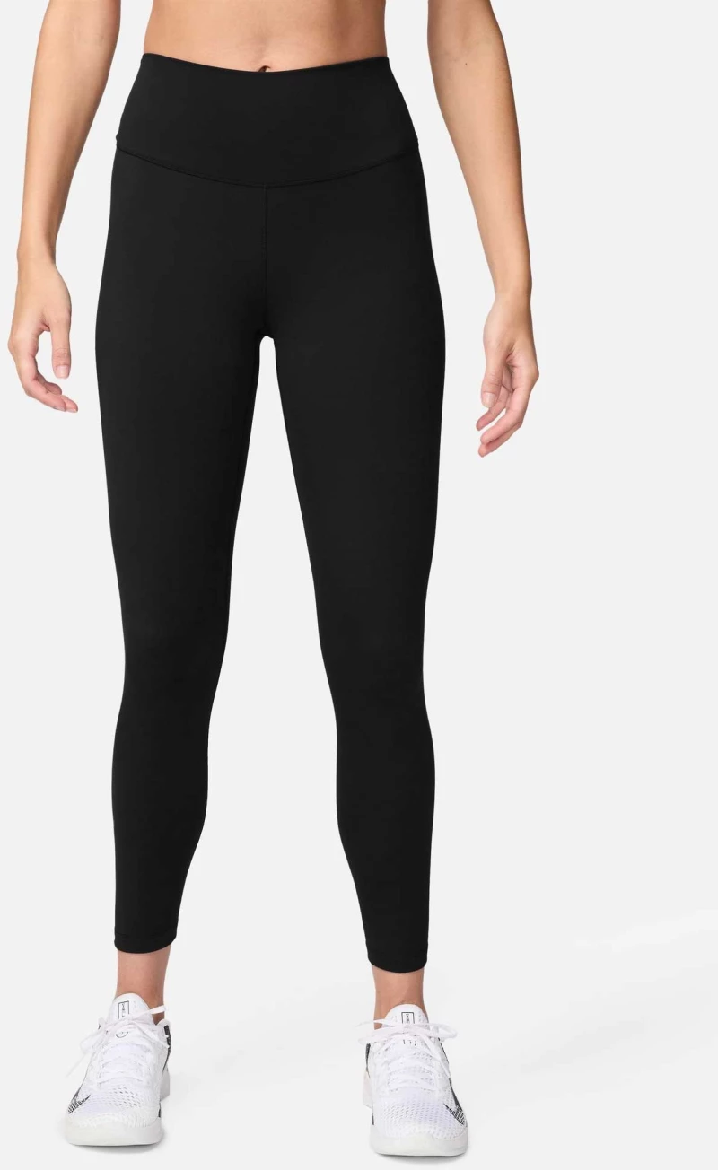 NIKE WOMEN POLYESTER DRI FIT ONE HR 7/8 TIGHT SLIM FIT BLACK FN3232-010