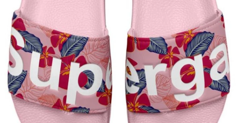 SUPERGA SLIDES HIBISCUS PRINT (S2134MW-A29) PINK/FUCSIA