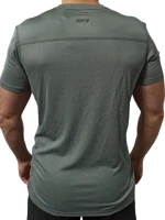 MAGNETIC NORTH  DUAL PRO T-SHIRT (24002-PENCIL MELANGE)