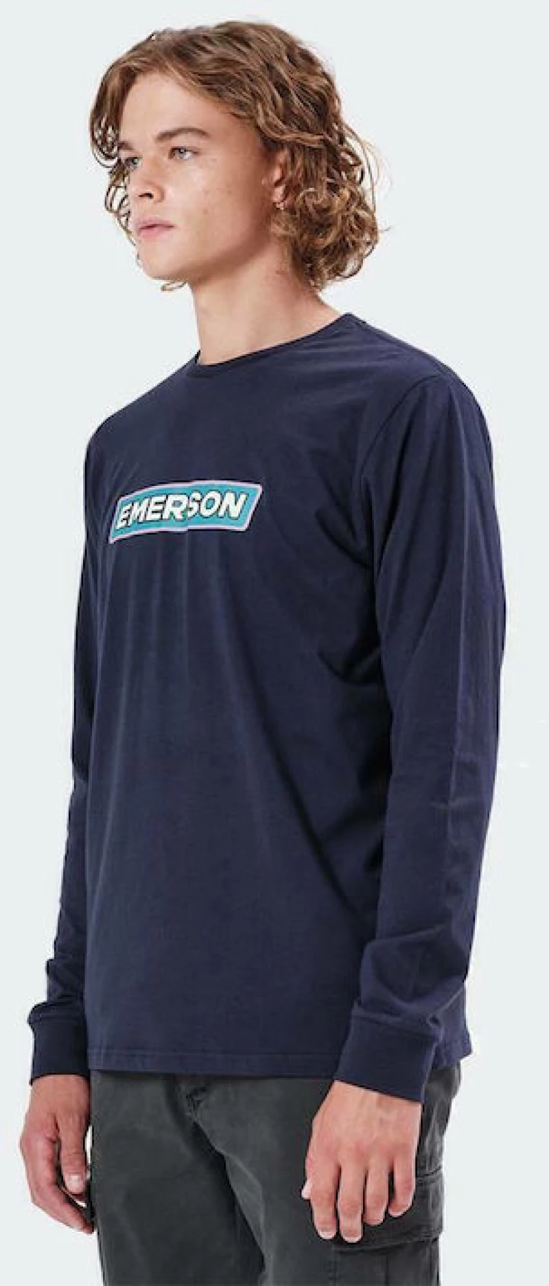 EMERSON LS T-SHIRT (212.EM31.07 NAVYBLUE)