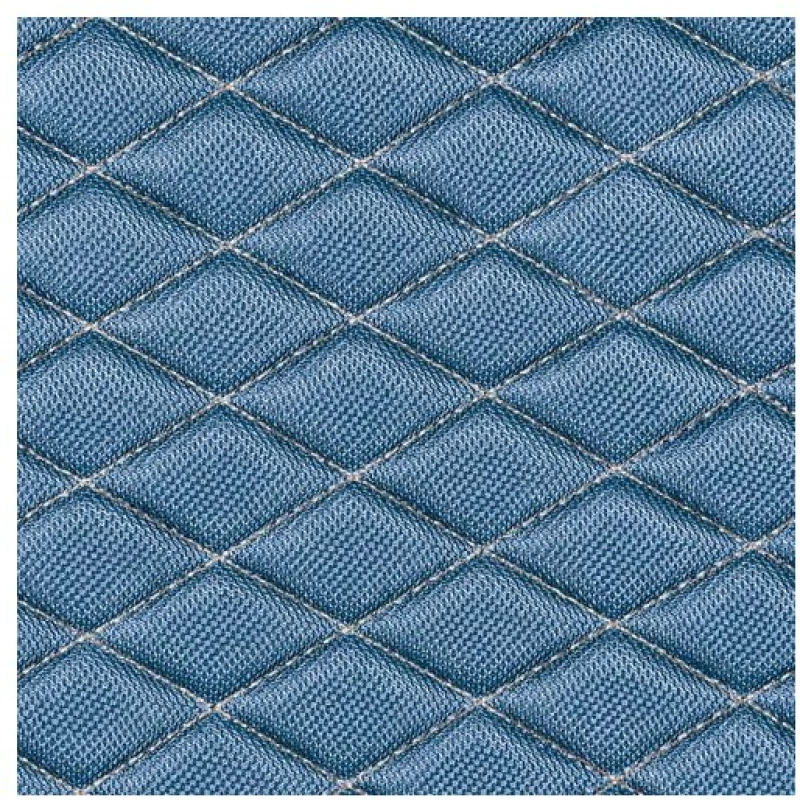 Πλατοκάθισμα με Προσκέφαλο COVER-TECH FABRIC 2τεμ. Γαλάζιο/Μπεζ L5453.0