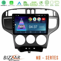 Bizzar ND Series 8Core Android13 2+32GB Hyundai Matrix 2001-2010 Navigation Multimedia Tablet 9" U-ND-HY1024