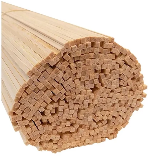 Ράβδος balsa Τετράγωνη 100cm 2x2