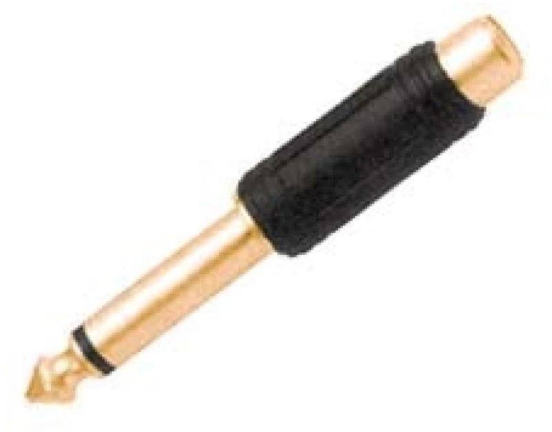 ULTIMAX ADAPTOR 6.3mm² MONO / RCA ΘΗΛΥΚΟ ΕΠΙΧΡΥΣΟ AU3161G UNI
