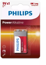 Philips Αλκαλικές μπαταρίες 9V