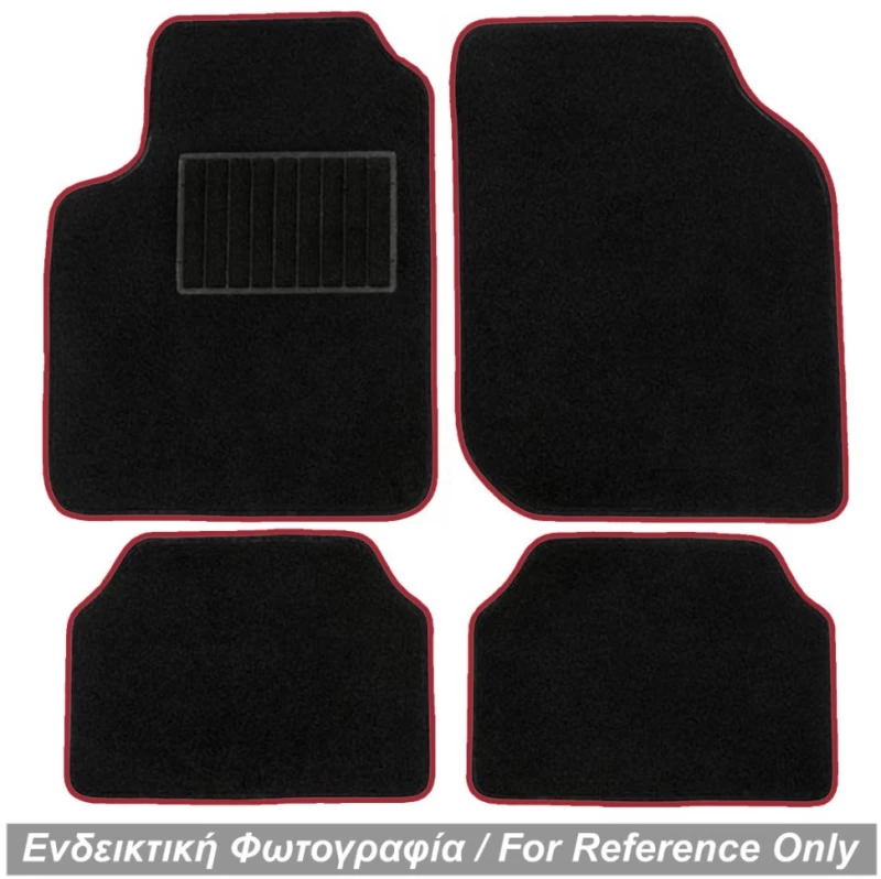 TYPE-C UNIVERSAL ΠΑΤΑΚΙΑ ΜΟΚΕΤΑ (ΜΑΥΡΟ ΜΕ ΚΟΚΚΙΝΟ ΡΕΛΙ) - 4 ΤΕΜ. ΠΑΤ.TYPE-C/RED-RX