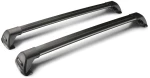 ΜΠΑΡΕΣ ΟΡΟΦΗΣ ΑΛΟΥΜΙΝΙΟΥ ΜΑΥΡΗ WHISPBAR FLUSH MIXED 85+90cm 2ΤΕΜ. ΜΕ ΚΛΕΙΔΙ Y8050232