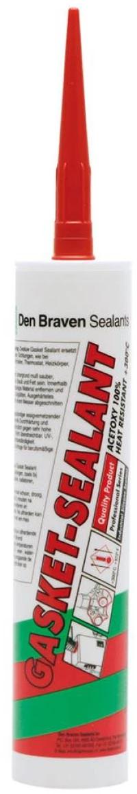 Σιλικόνη Θερμοκρασίας 300°C Μαύρο 280ml