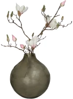 Βάζο ArteLibre Μπεζ Γυαλί 27x27x30.5cm