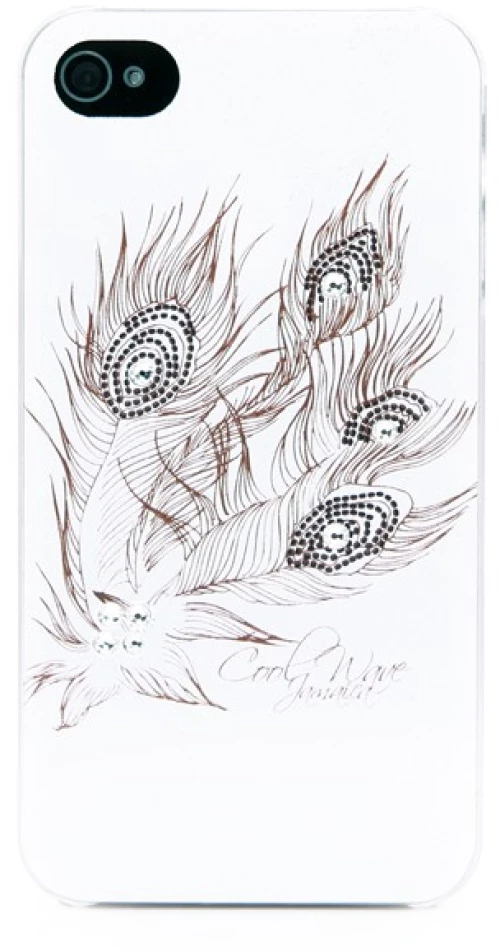 Back Cover Strass for iPhone 4/4s A183 A183 OEM_ΑΣΠΡΟ