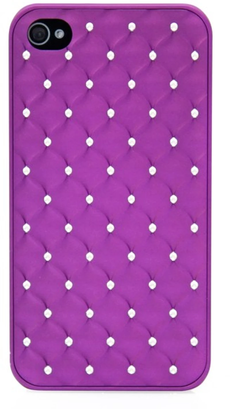 BACK COVER ΓΙΑ IPHONE  4/4S  ΜΕ ΣΤΡΑΣΣ IK116 IK116 OEM_ΜΩΒ