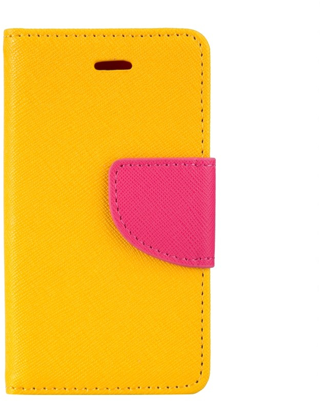 Θήκη Δερματίνης flip "Πορτοφόλι" με υποδοχή καρτών για iPhone 4s Πορτοκαλί IK435 OEM