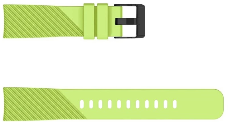 111.0442 Twill Texture Λουράκι Σιλικόνης (Amazfit GTR 42mm) ΠΡΑΣΙΝΟ