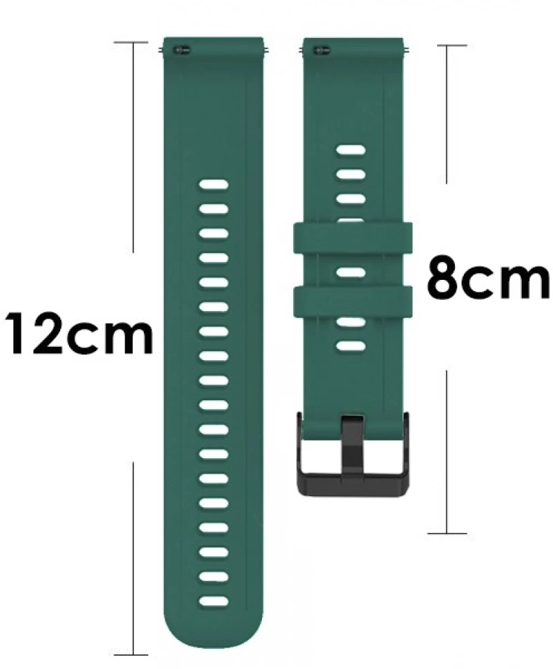 111.0484 Λουράκι Σιλικόνης (Amazfit GTR 42mm) ARMY 3D BLACK AND GREY
