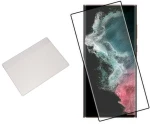 GL529 TEMPERED GLASS FOR SAMSUNG S22 ULTRA 9H CURVED FULL GLUE BLACK