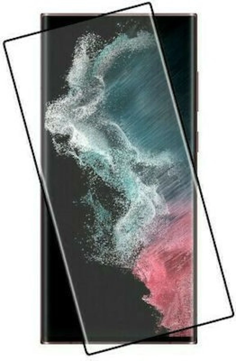 GL531 TEMPERED GLASS FOR SAMSUNG S22+/23+ 9H CURVED FULL GLUE BLACK