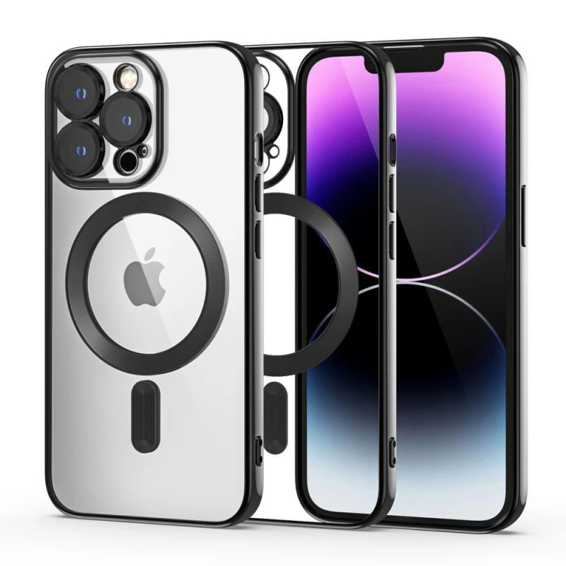 100.0882 ΘΗΚΗ ΜΑΥΡΟ - ΔΙΑΦΑΝΟ IPHONE 14 PRO MAX