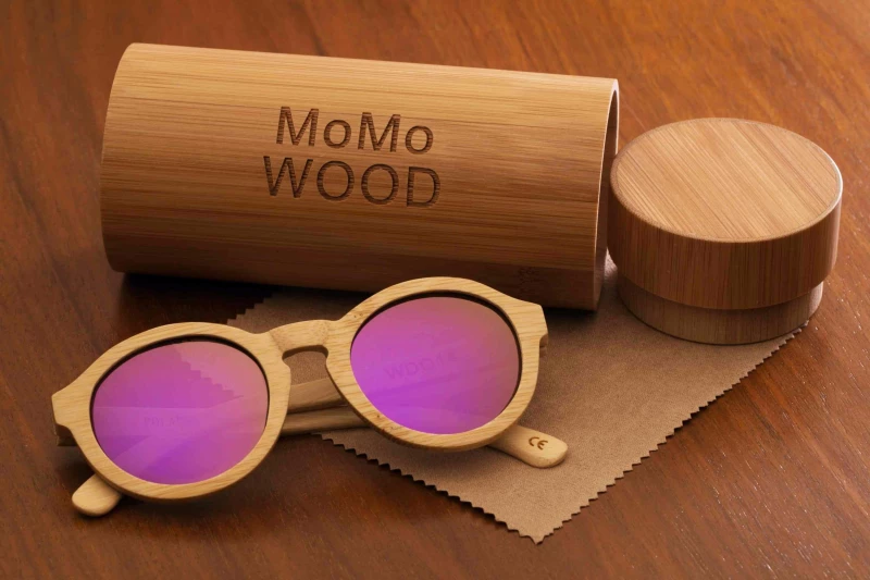 WD014 ΓΥΑΛΙΑ ΗΛΙΟΥ WOOD ΜΕ POLARIZED ΦΑΚΟ V-STORE