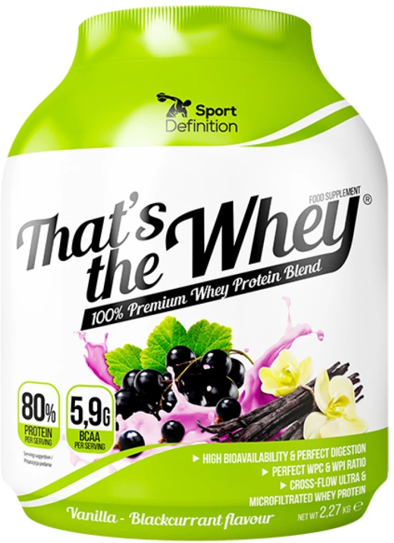 Sport Definition That's The Whey [2270 Γραμμάρια] Βανίλια με φραγκοστάφυλο