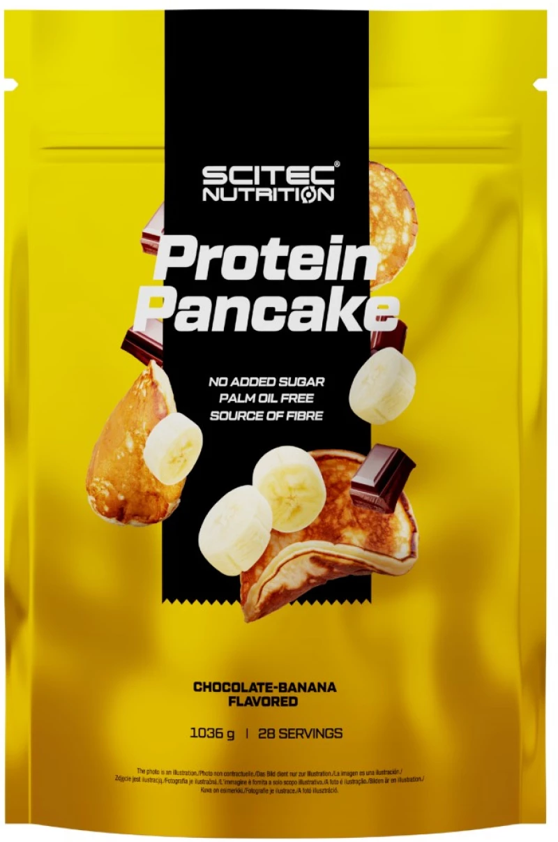 Scitec Nutrition Protein Pancake [1036 Γραμμάρια] Σοκολάτα και Μπανάνα