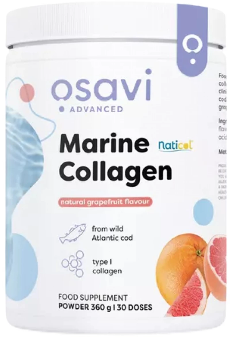 Osavi Marine Collagen | Naticol® Bioactive Collagen Peptides from Wild Atlantic Cod [360 Γραμμάρια] Γκρέιπφρουτ