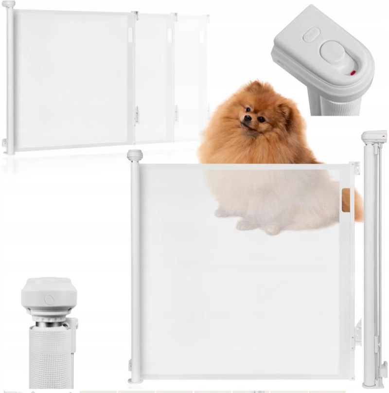Lionelo Thea Πόρτα Ασφαλείας White  έως 140cm