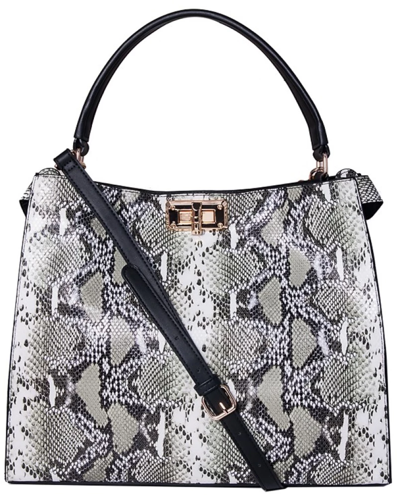 V-store Τσάντα χειρός Animal Print 19874 + ΔΩΡΟ  Nécessaire_ΠΡΑΣΙΝΟ
