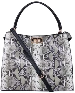 V-store Τσάντα χειρός Animal Print 19874 + ΔΩΡΟ  Nécessaire_ΠΡΑΣΙΝΟ