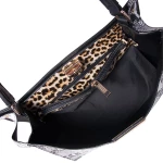 V-store Τσάντα χειρός Animal Print 19874 + ΔΩΡΟ  Nécessaire_ΠΡΑΣΙΝΟ