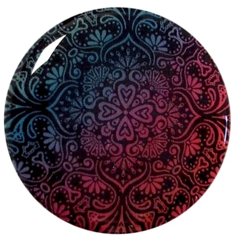 112.0150 POP HOLDER MANDALA DARK COLOURS