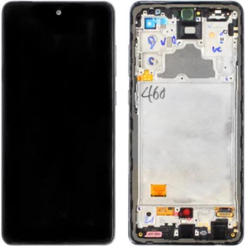 Samsung (GH82-25460A) OLED Touchscreen - Awesome Black, Galaxy A72; SM-A725F