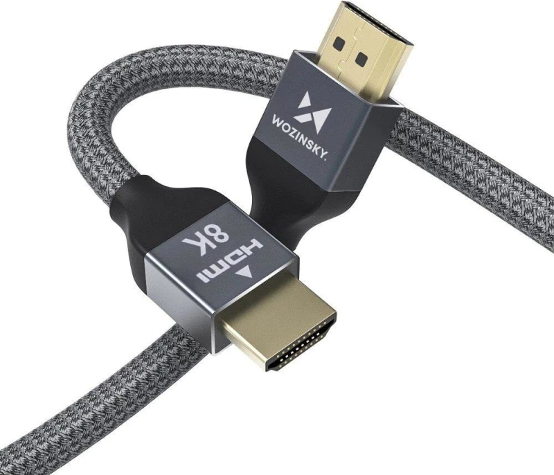 Wozinsky HDMI cable 2.1 8K 60 Hz 48 Gbps / 4K 120 Hz / 2K 144 Hz 5m silver (WHDMI-50)