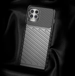 Thunder Case Flexible Tough Rugged Cover TPU Case for Motorola Moto G100 / Edge S black