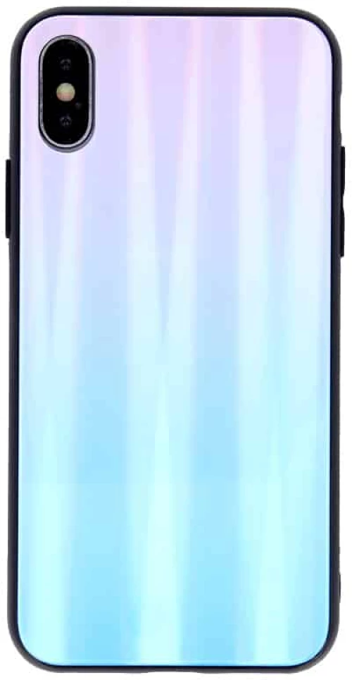 Aurora Glass case for Samsung Galaxy A32 5G / M32 5G blue-pink