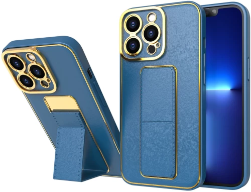 New Kickstand Case case for iPhone 12 Pro with stand blue