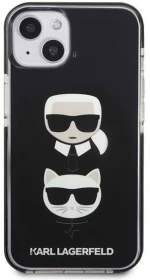 Karl Lagerfeld KLHCP13STPE2TK iPhone 13 mini 5,4" hardcase czarny/black Karl&Choupette Head