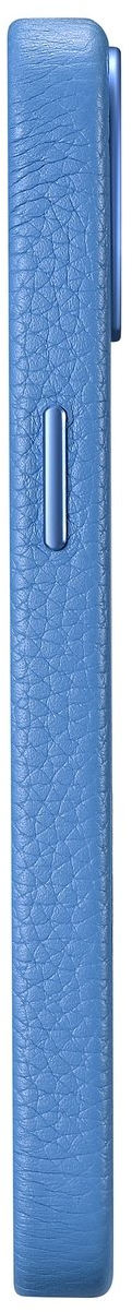 iCarer Litchi Premium Leather Case iPhone 14 Plus Magnetic Leather Case with MagSafe Light Blue (WMI14220711-LB)