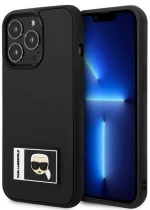 Karl Lagerfeld KLHCP13L3DKPK iPhone 13 Pro / 13 6,1" czarny/black hardcase Ikonik Patch