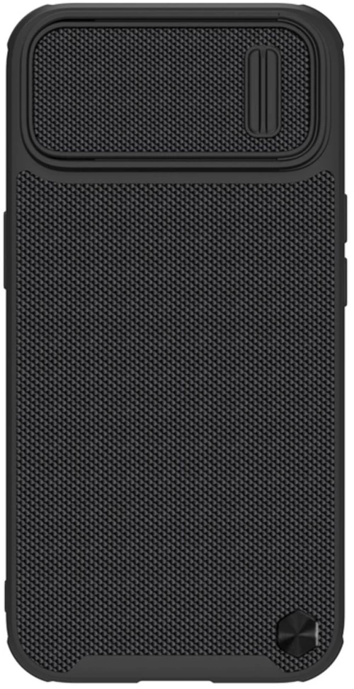 Nillkin Textured S Magnetic Case iPhone 14 MagSafe case with camera cover black