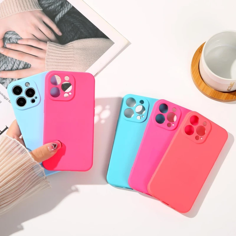 Silicone case for iPhone 14 Plus silicone case green