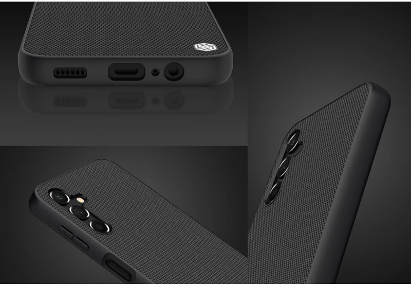 Nillkin Textured Case for Samsung Galaxy A14 5G / Galaxy A14 reinforced nylon cover black