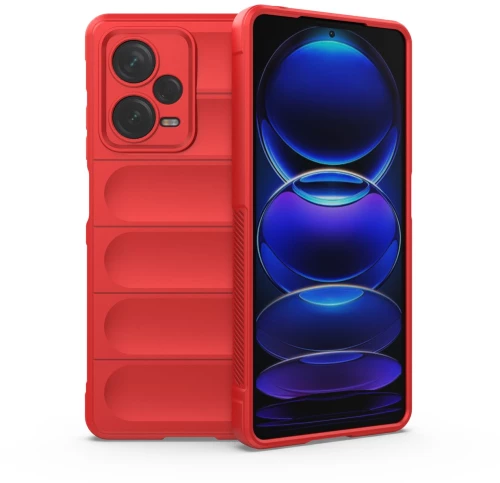 Magic Shield Case for Xiaomi Redmi Note 12 Pro+ flexible armored cover red