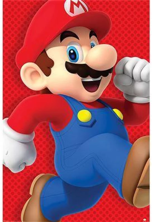 SUPER MARIO - Run - Poster 61x91cm