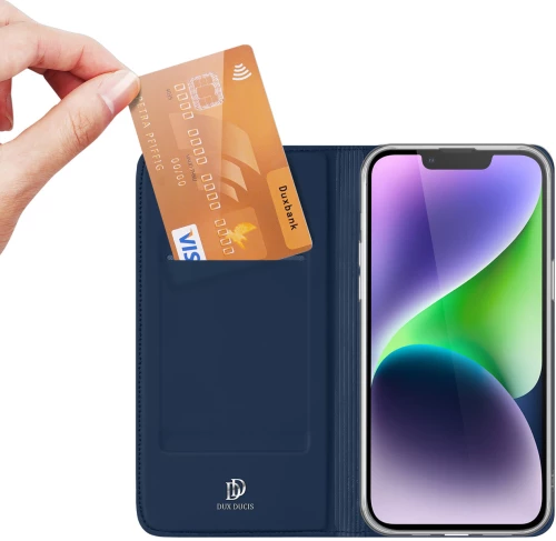 Dux Ducis Skin Pro Wallet Case for iPhone 15 - Blue
