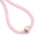 BARBIE - Pink Bead Necklace - Silhouette