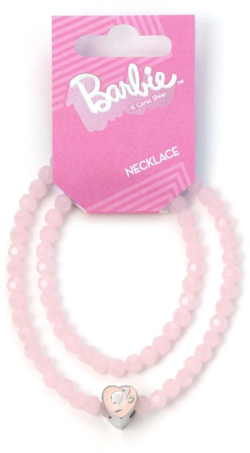 BARBIE - Pink Bead Necklace - Silhouette