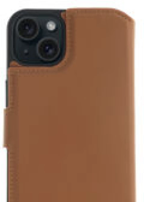 Minim (MM-10456) Minim 2 in 1 Wallet Case - Light Brown, Apple iPhone 15 Plus